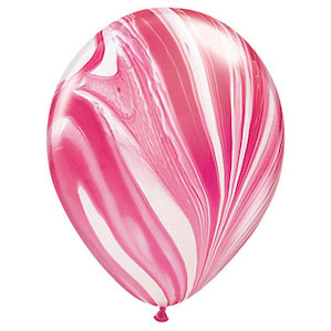 Pink Marble Effect Balloon