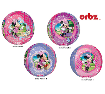 Minnie Mouse 4 Sided Orbz Balloon