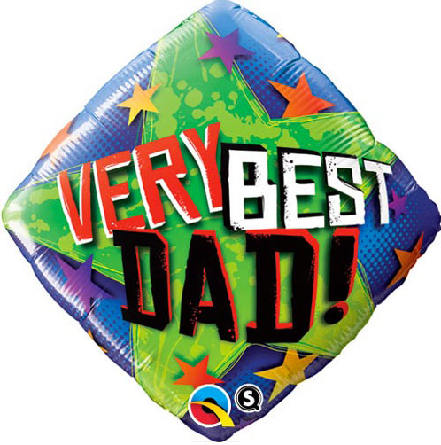 Very Best Dad Square Foil Balloon