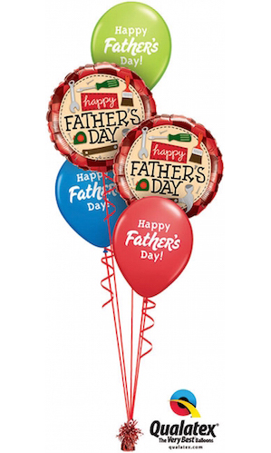 Happy Father's Day Bouquet with Printed Tools