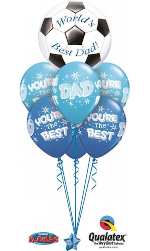World's Best Dad Football Father's Day Bouquet