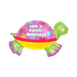 Get Well Soon Turtle Shaped Balloon