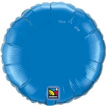 Blue Round Foil Balloon