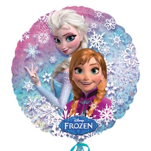 Large Round Disney's frozen Foil Balloon 