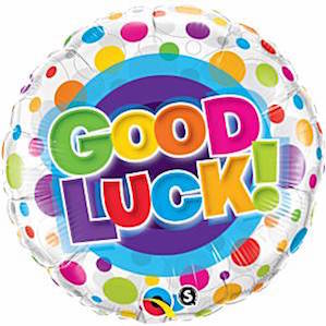Colourful Good Luck Foil Balloon