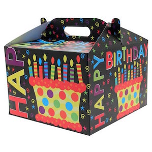 Happy Birthday printed Balloon Box