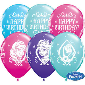 Disney Frozen Happy Birthday Balloons
