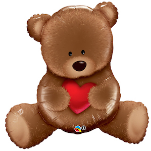 Teddy Bear Shaped Love Foil Balloon